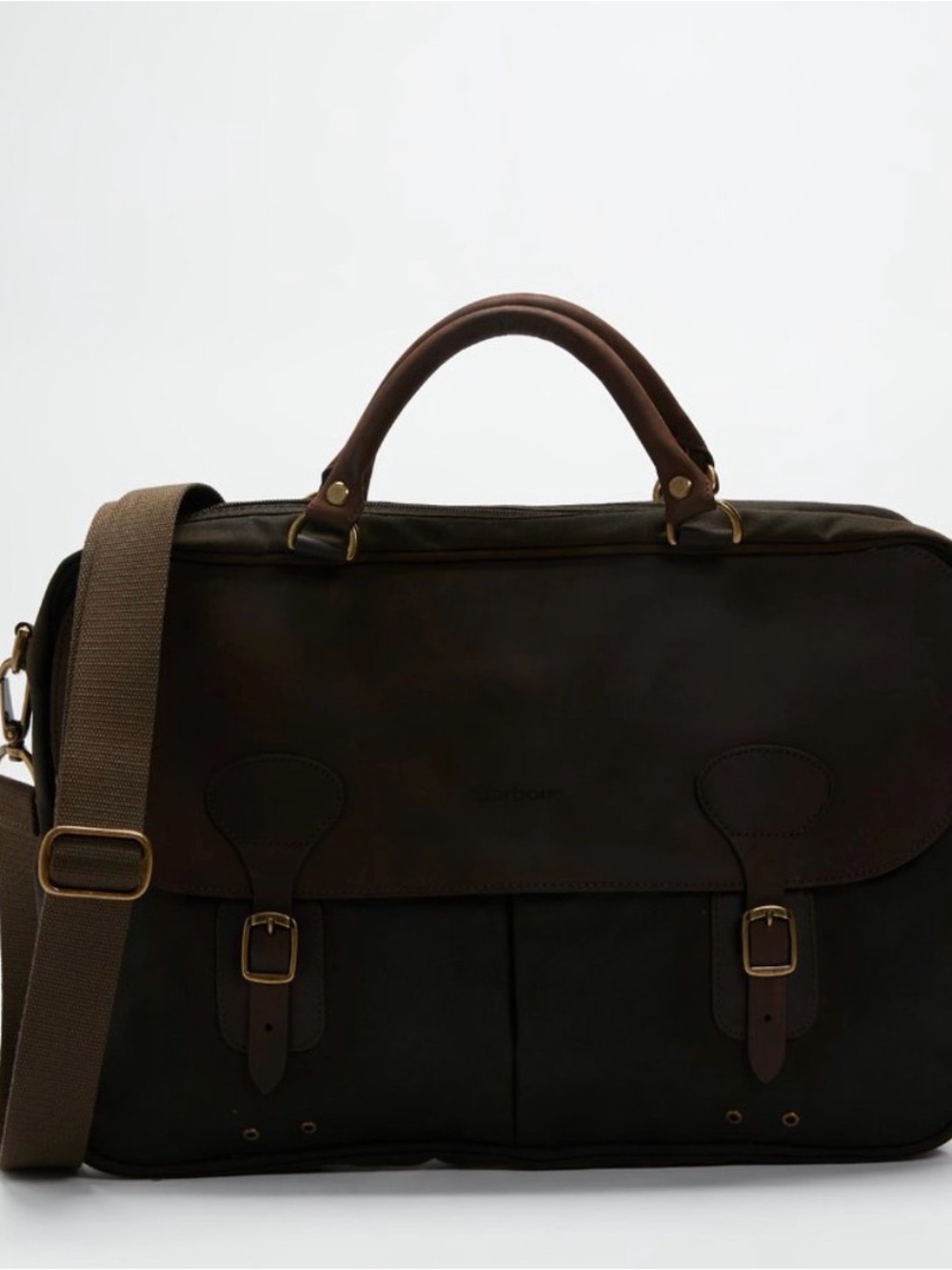 Barbour Wax Leather Briefcase